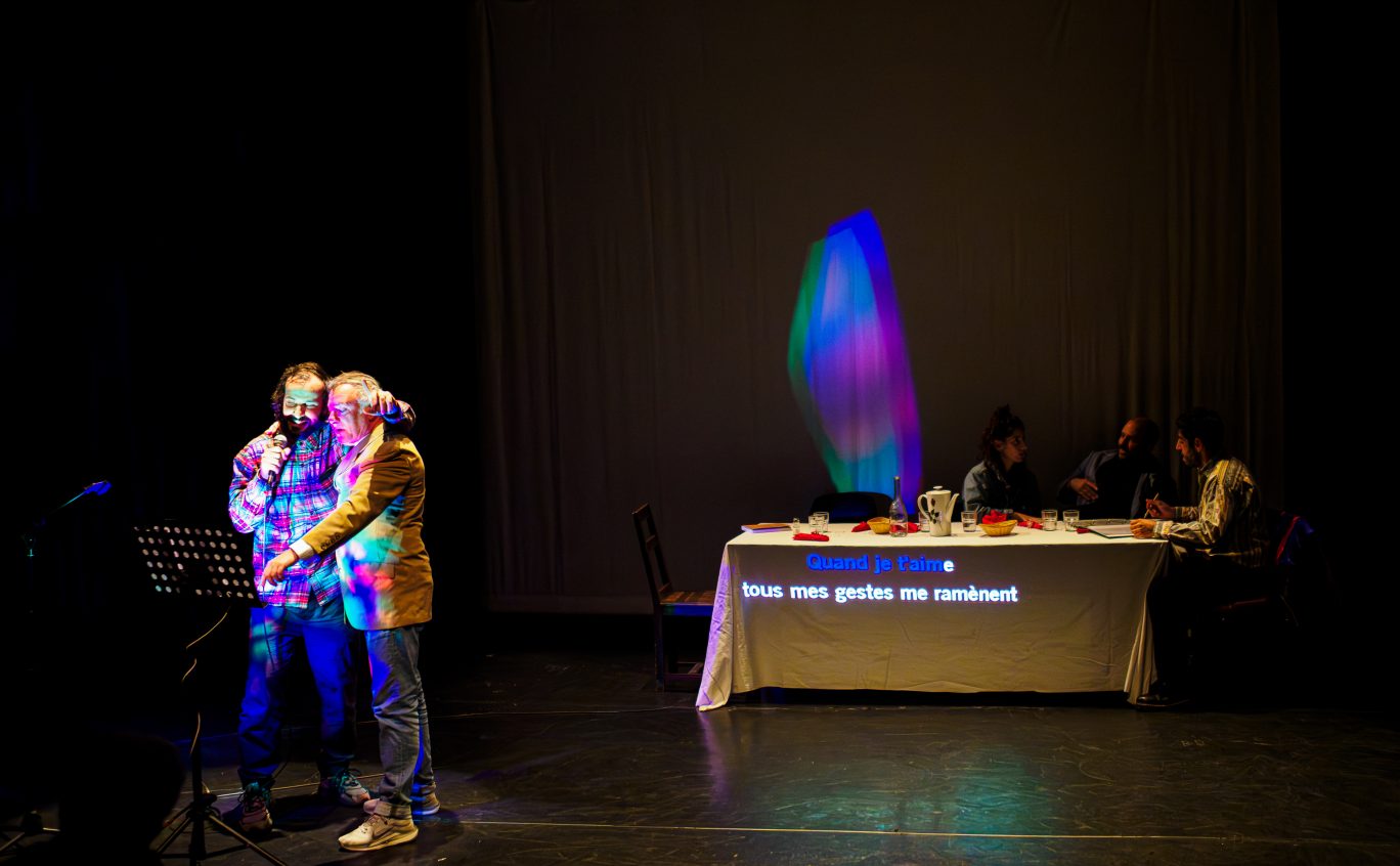 Avec Pierre-Antoine Billon, Guillaume Compiano, Norah Krief, Antoine Millet, Léa Millet, David Sighicelli